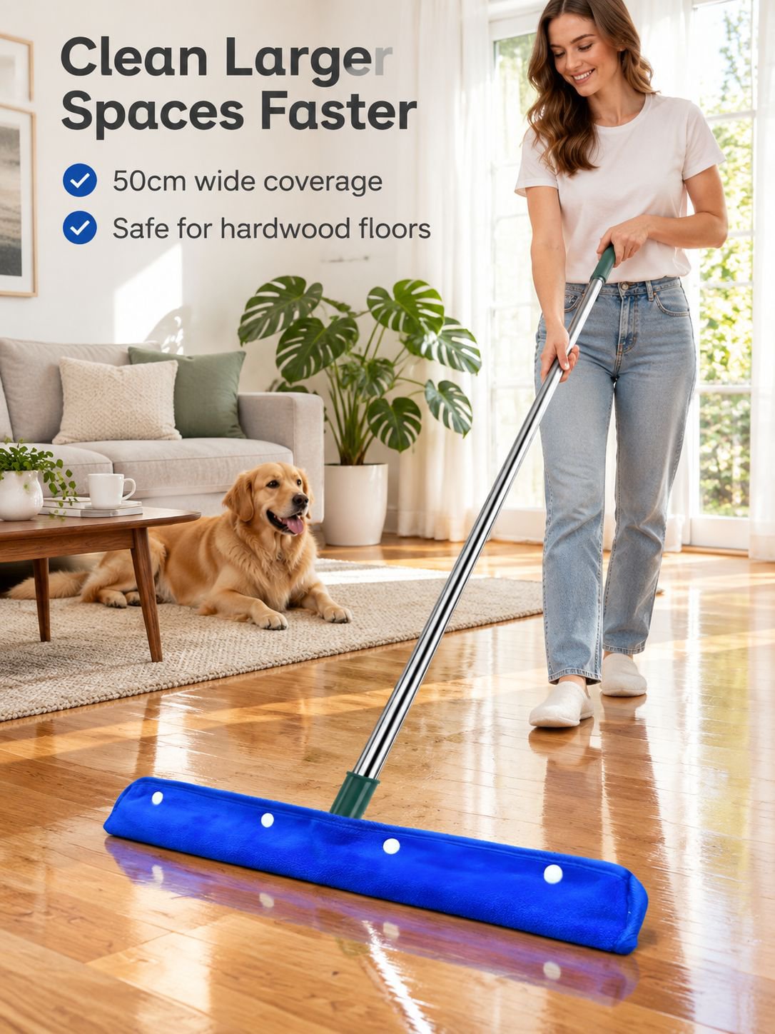 Mopping Mop Set Dual-Use Cleaning Cloth