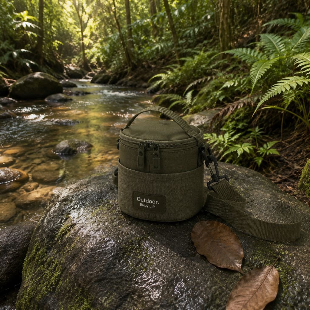 Multifunctional Aluminum Camping Water Bottle