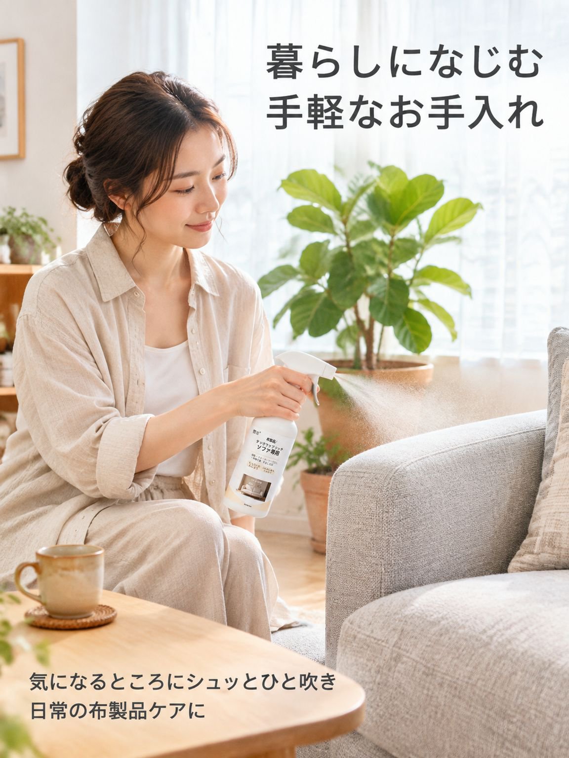 布製ソファ・カーペット・カーテン用クリーナー