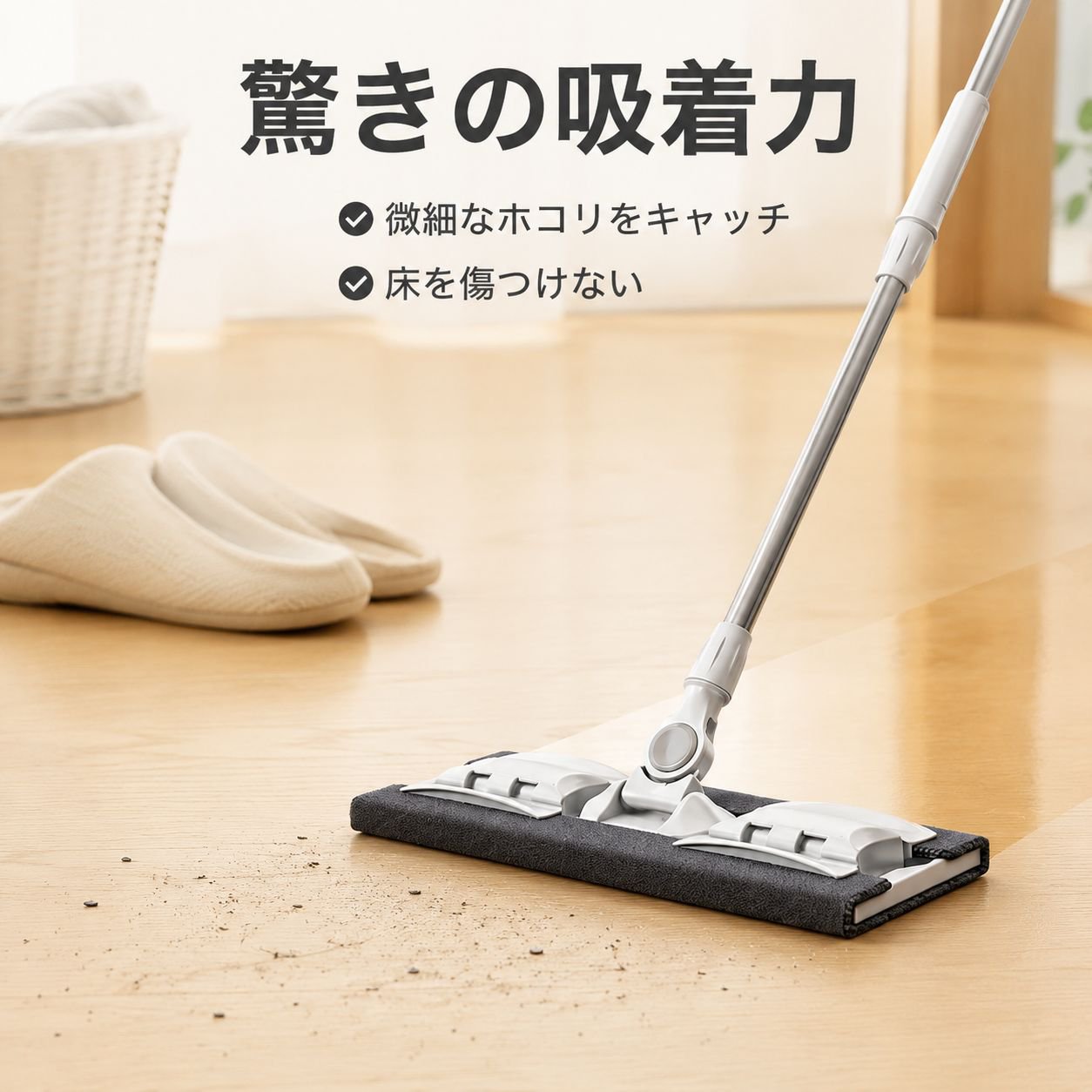 家庭用フラットモップ 木製床・タイル対応