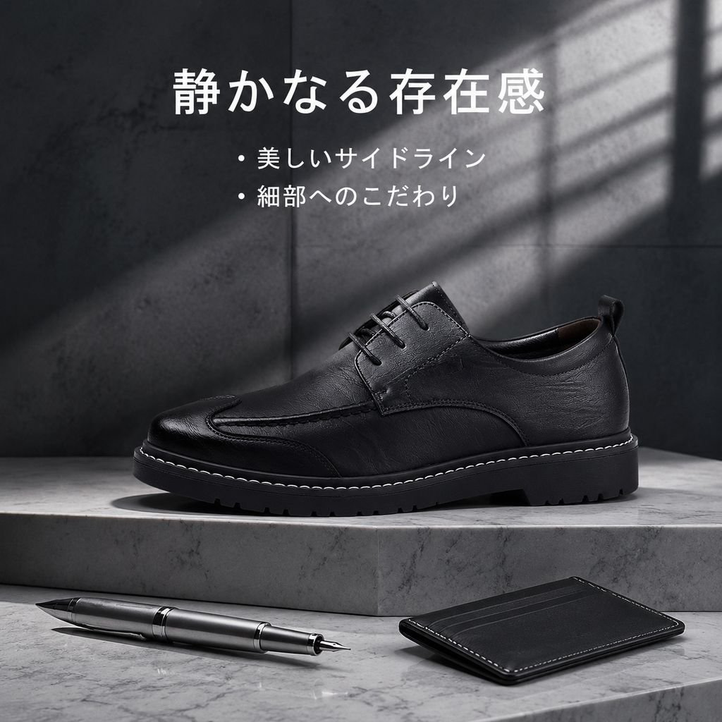 メンズ高級ビジネスレザーシューズ