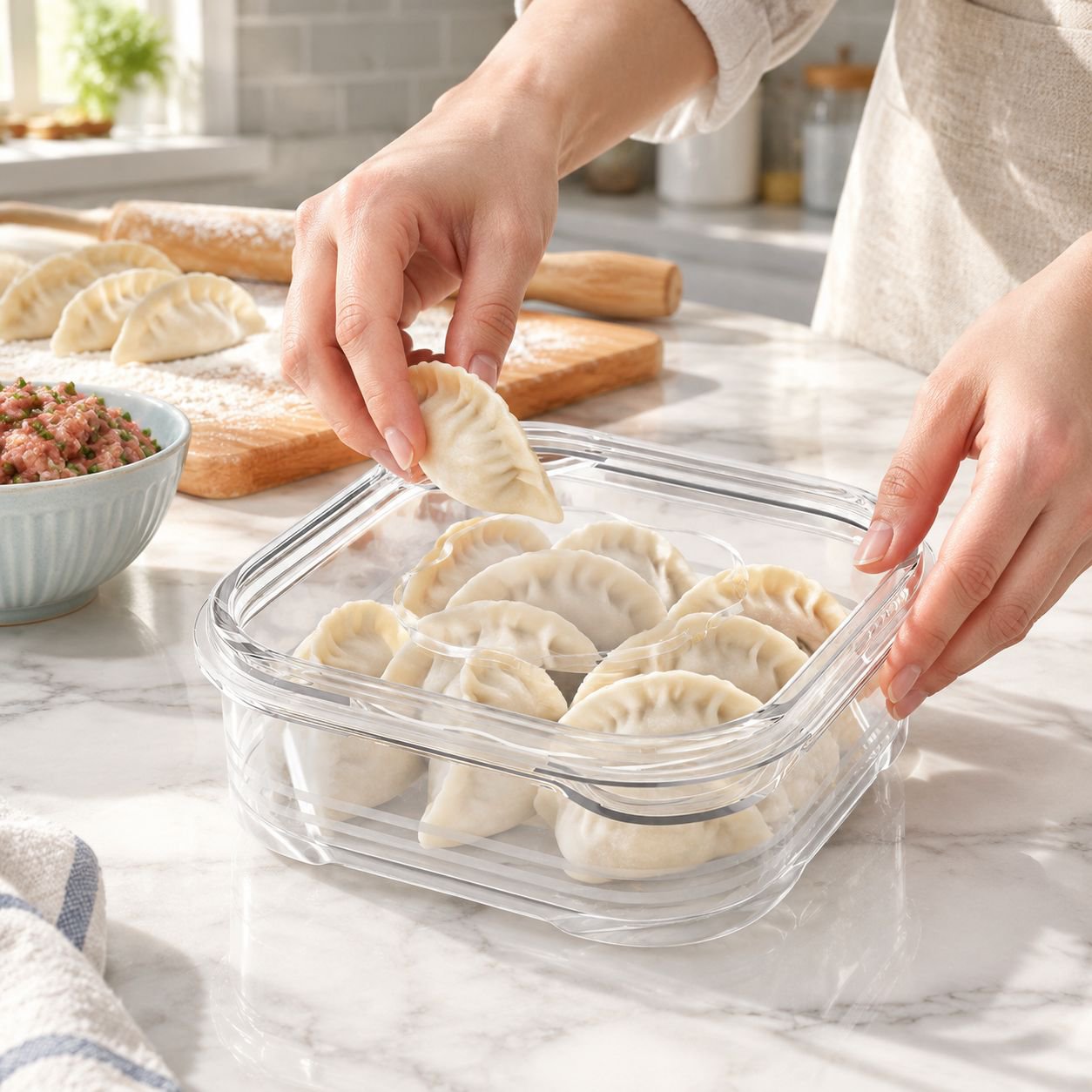 Multi-functional Food Storage Container