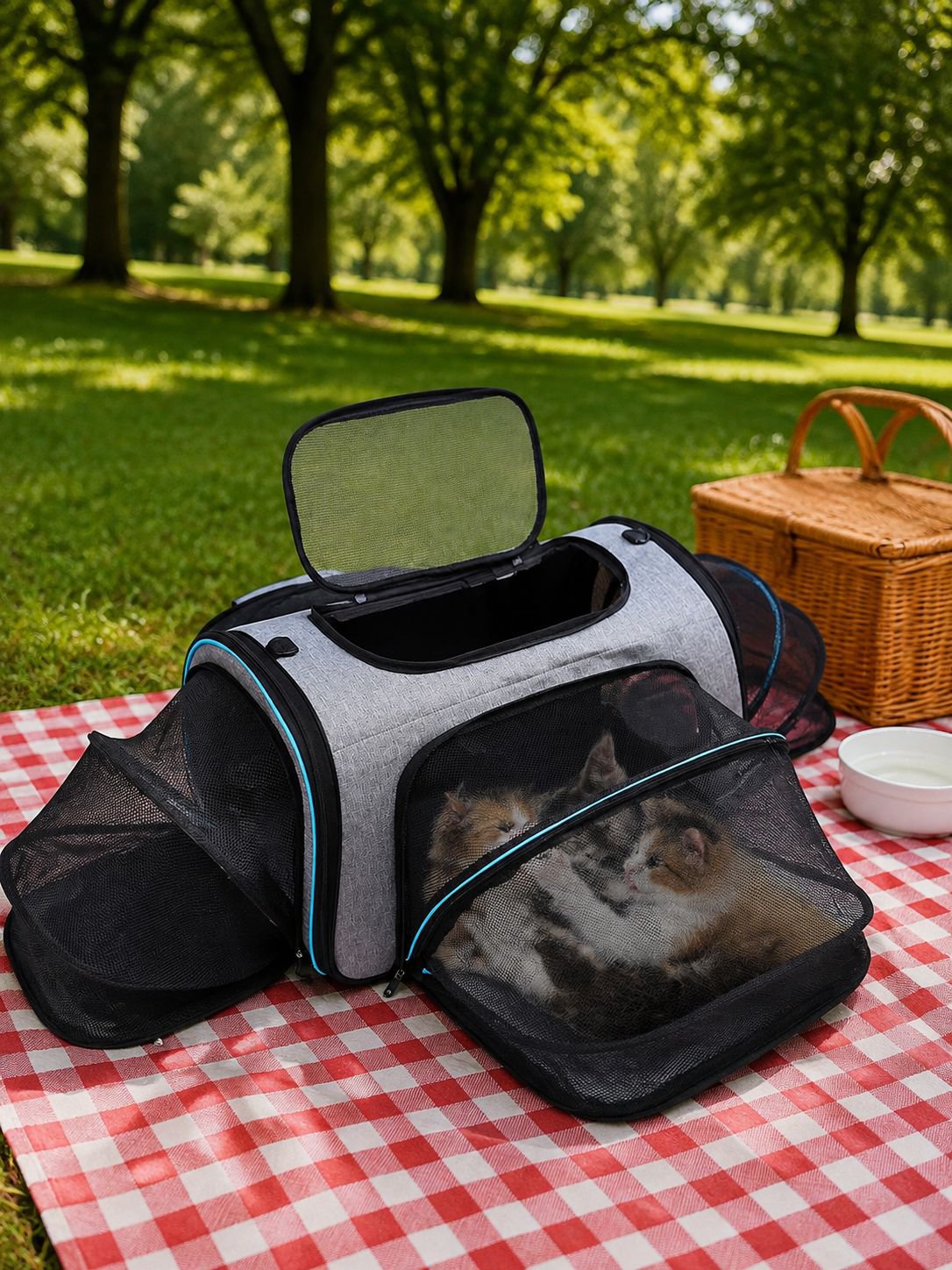 Sac de transport pour chat avec design pratique et multifonction