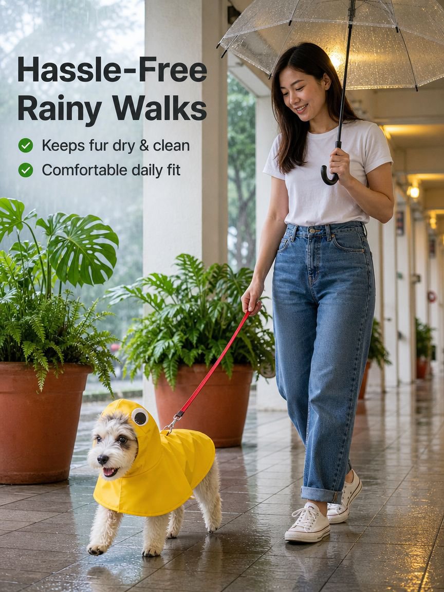 Waterproof Raincoat for Chihuahua