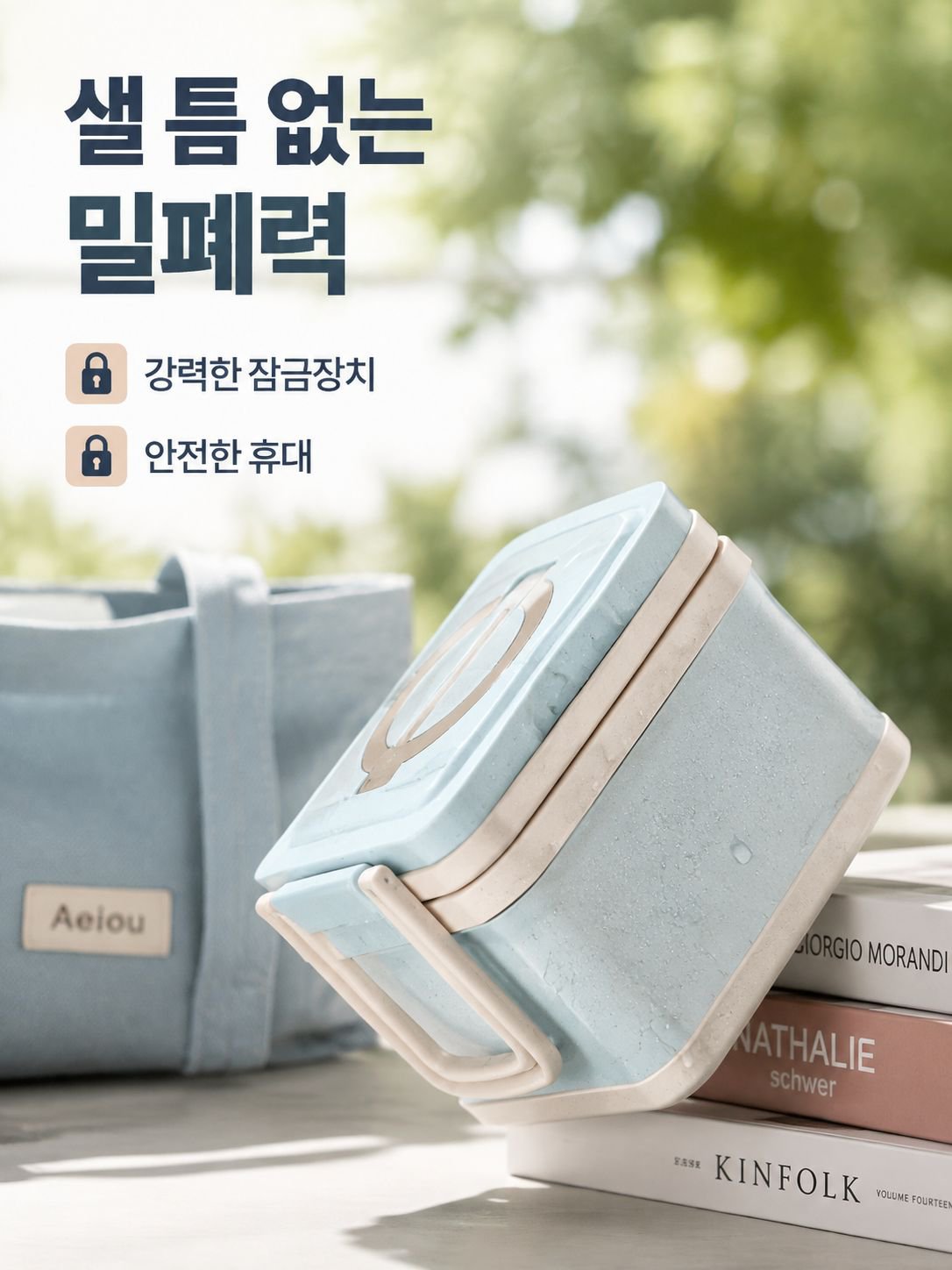 학생용 휴대용 보온 도시락통