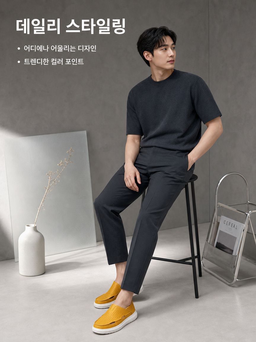 여름용 메쉬 통기성 캐주얼 슈즈