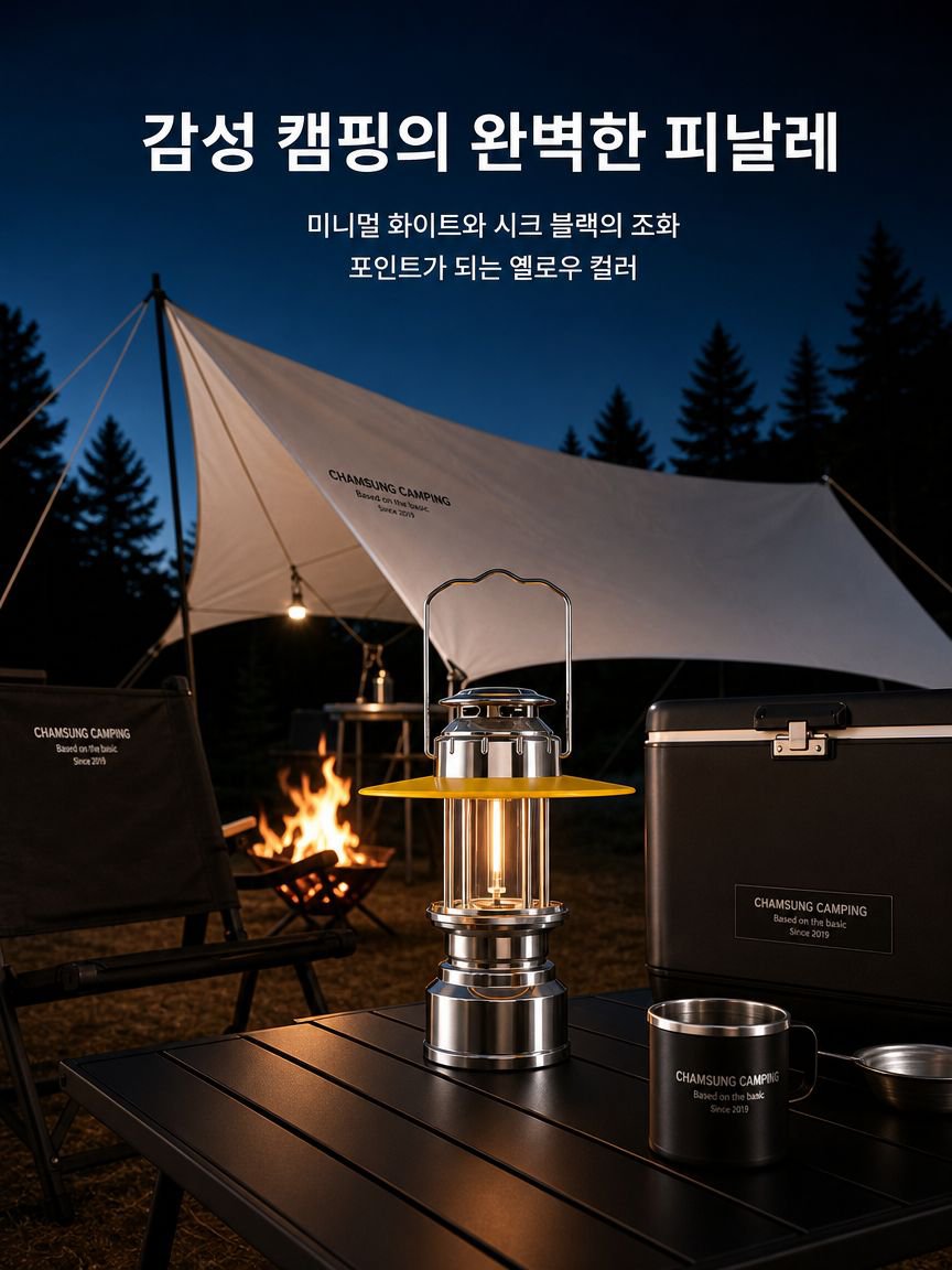 가정과 캠핑 모두 사용 가능한 무드 조명