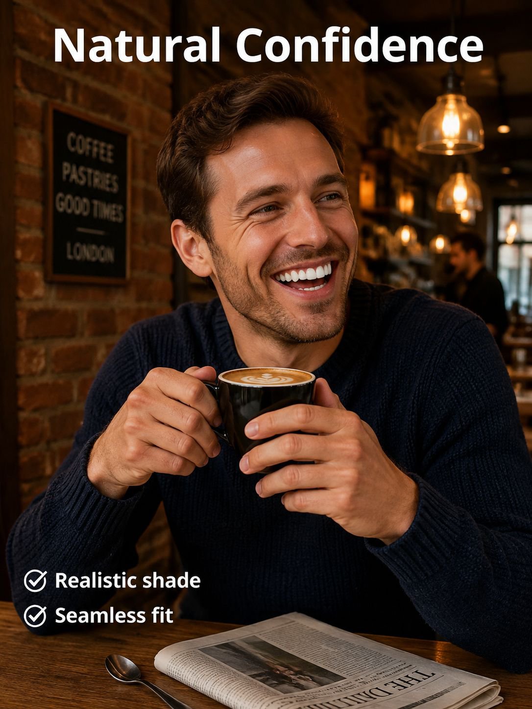 Simulated Denture Kit Perfectly Fitted for a NaturalLooking Smile