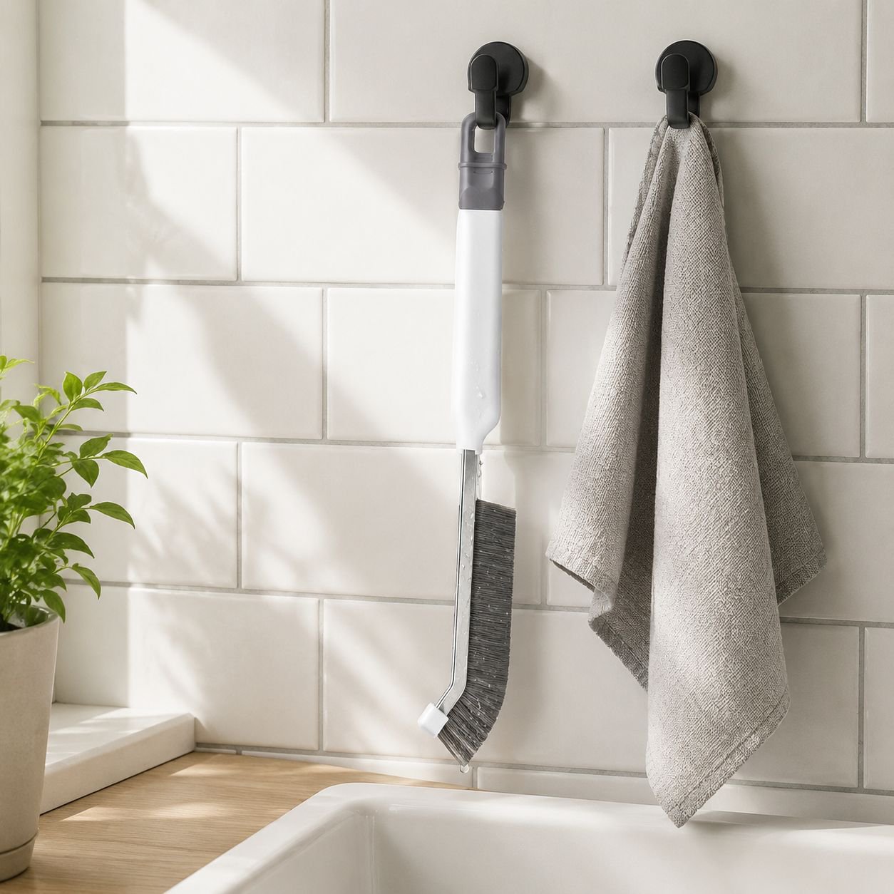 Versatile cleaning brush for various surfaces