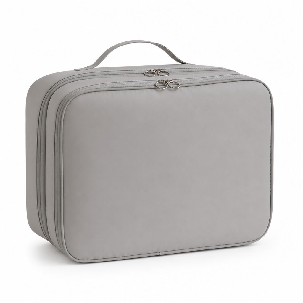 Portable Three-Layer Foldable Shoe Bag for Travel