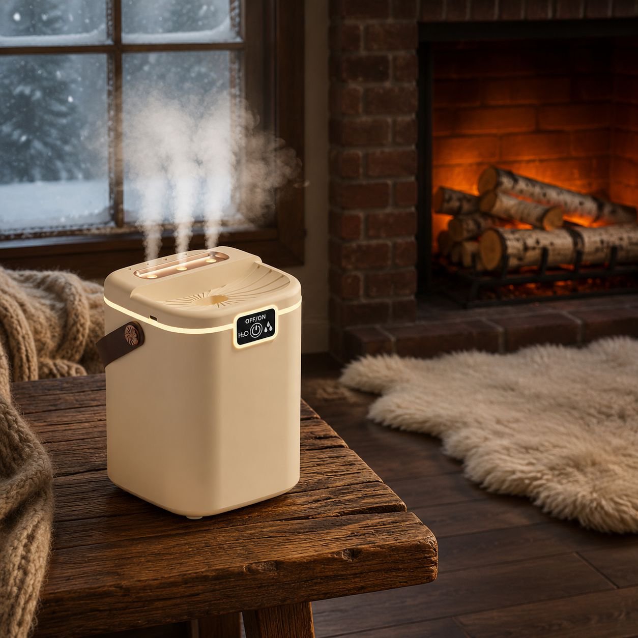 Humidification sprayer nebulizer with large water tank