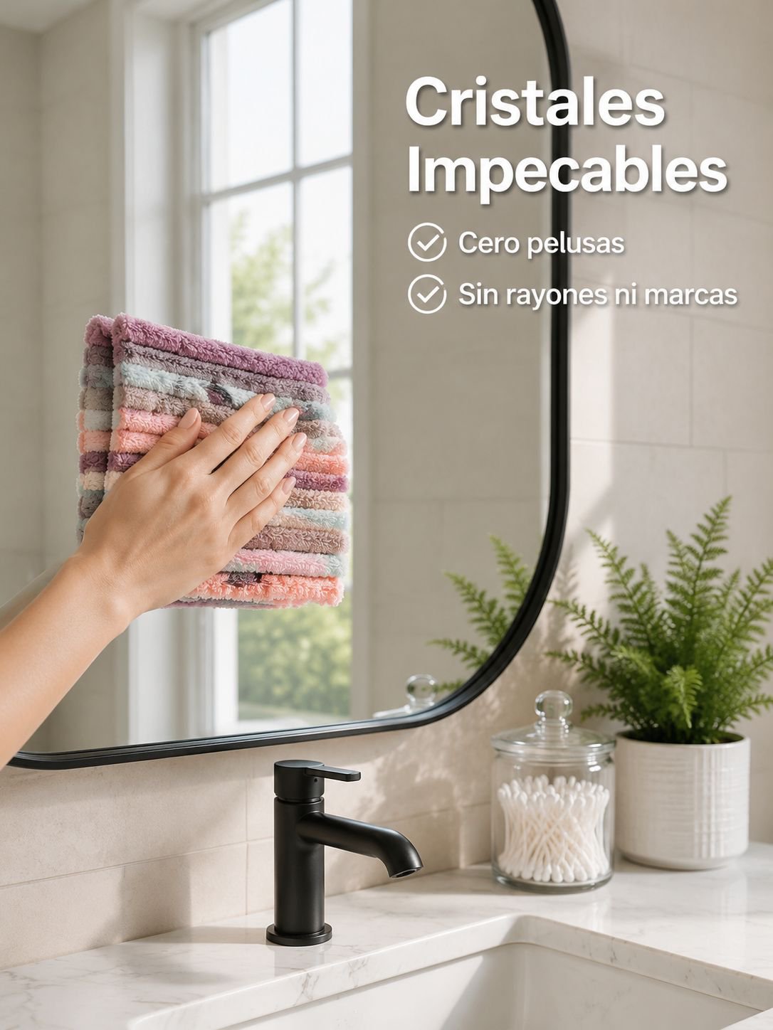Toalla de limpieza de microfibra de coral