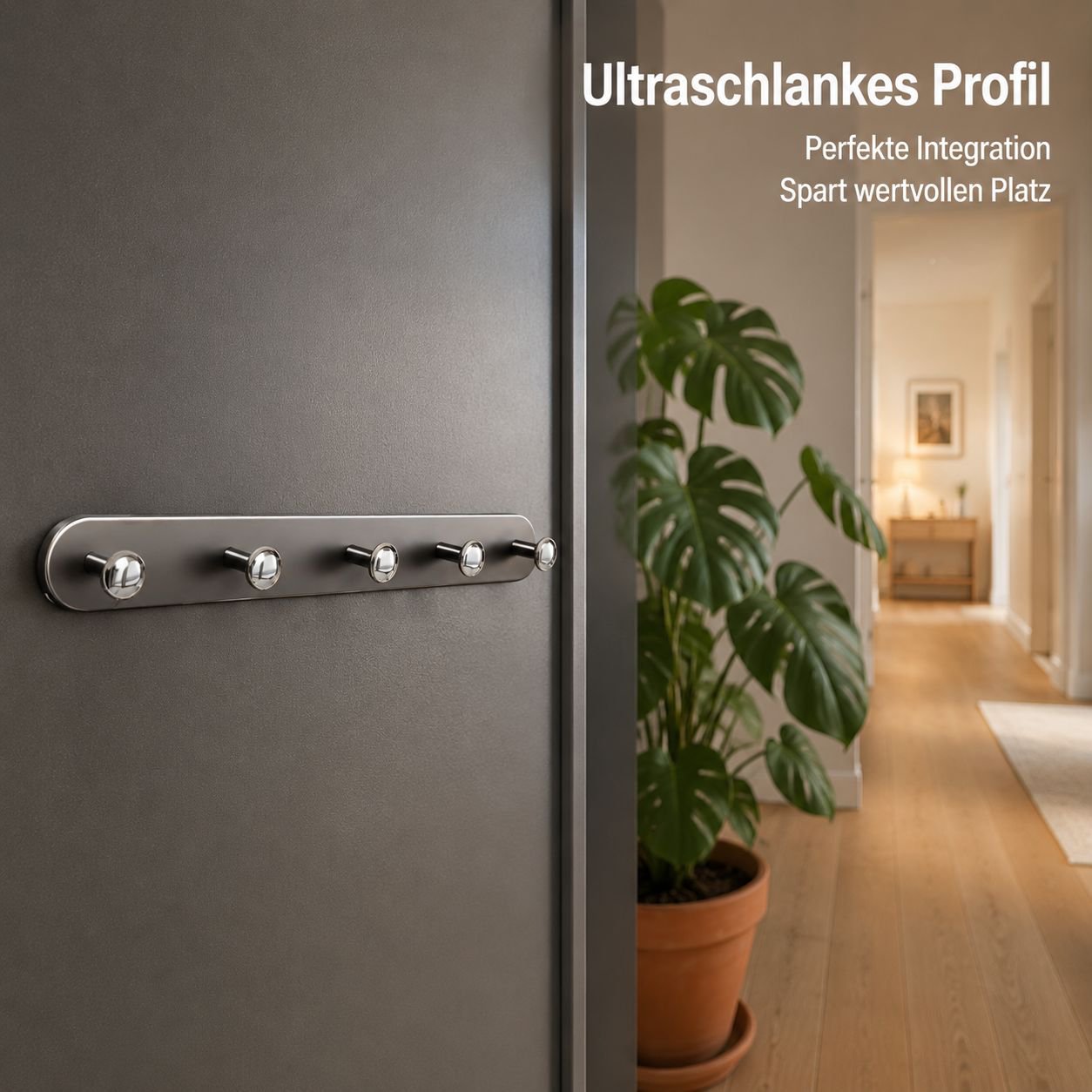 Magnetische Aufbewahrungshaken an der Kühlschrankseite/Türrückseite