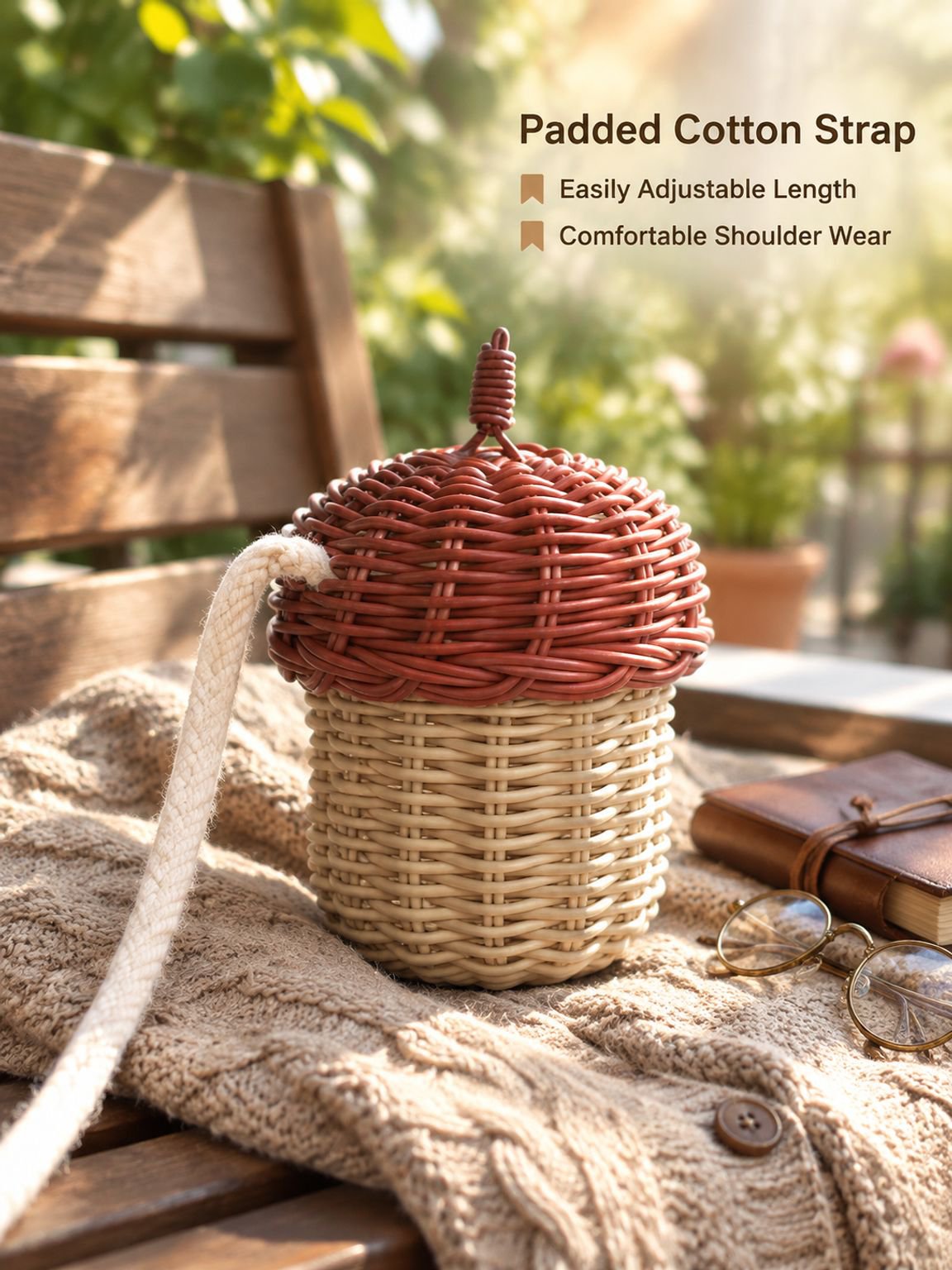 Mini Pinecone Crossbody Bag