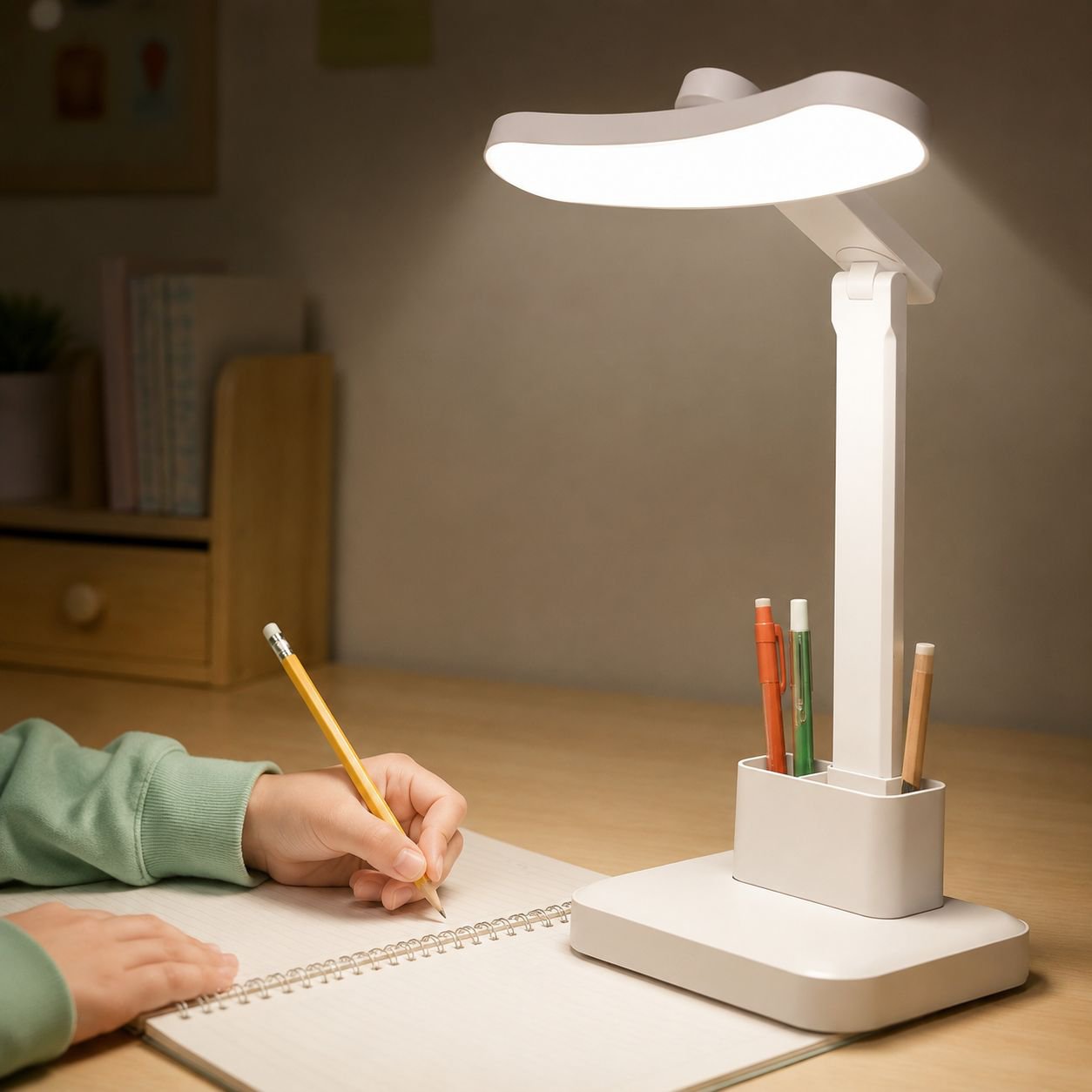 LED Schreibtischlampe für Schüler, augenschonend