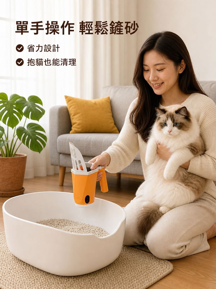 貓咪垃圾袋帶貓砂鏟