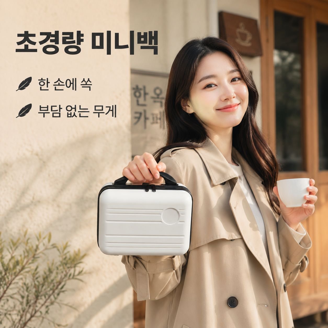 트렌디한 미니 캐리어 캠핑 출장용 가방