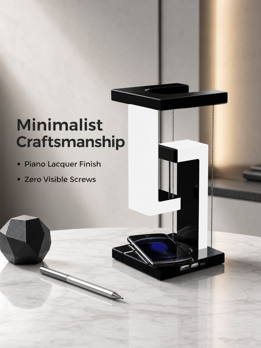 Wireless charging pendant light table lamp