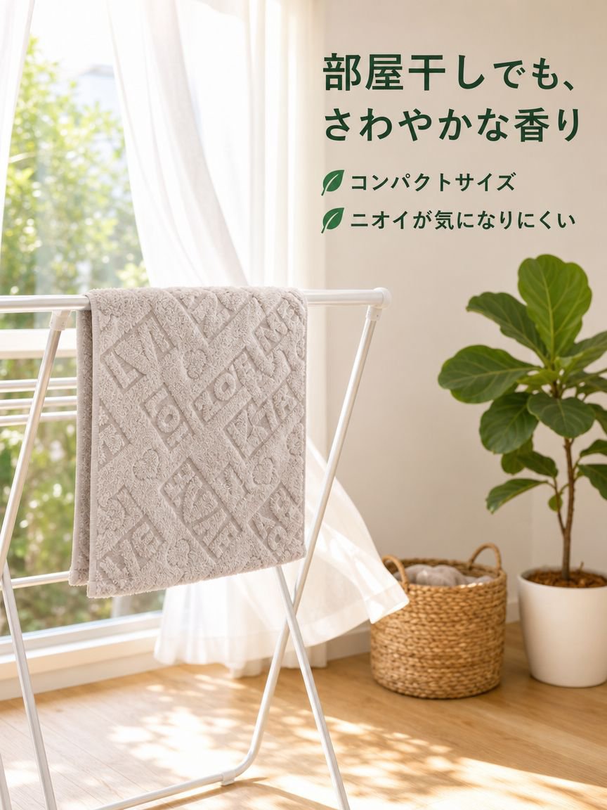 かわいい柄のバスタオル