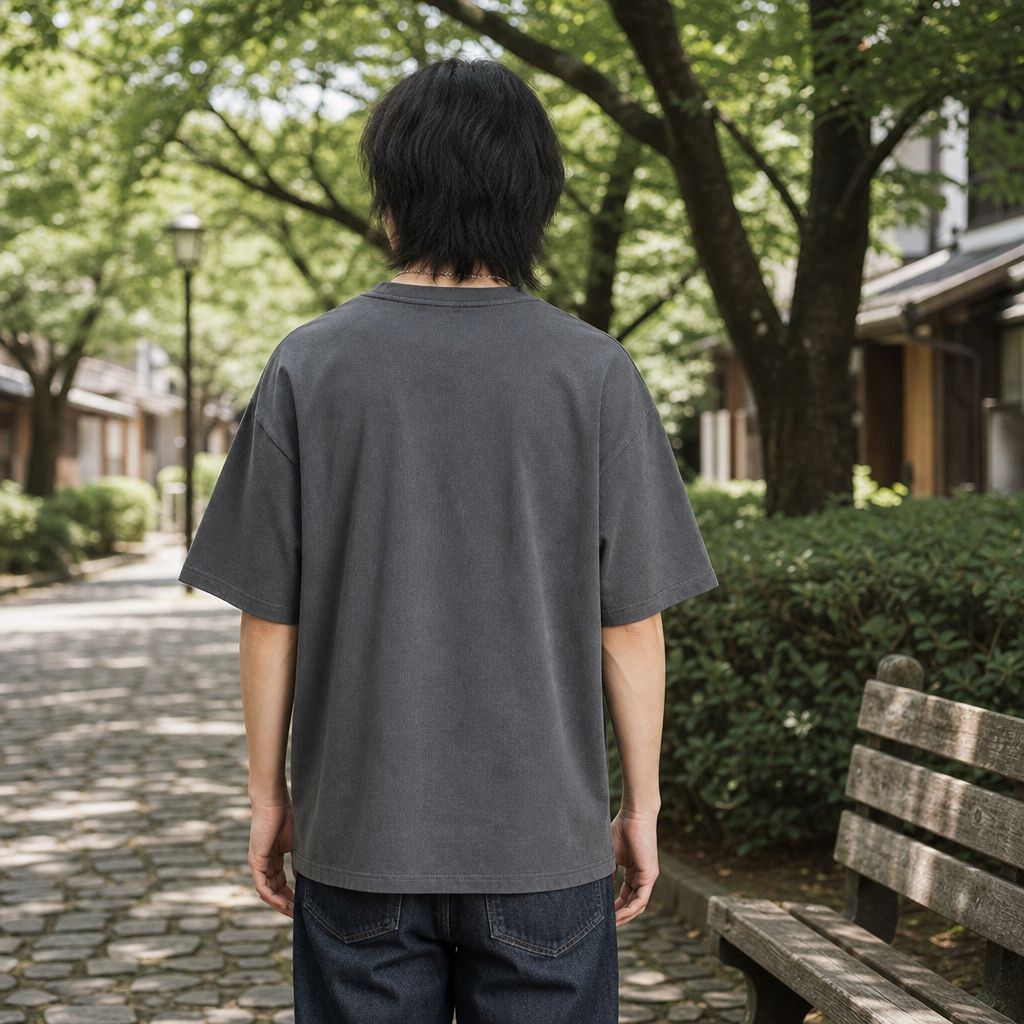 メンズ アメリカン レトロ ピュアコットン 半袖Tシャツ