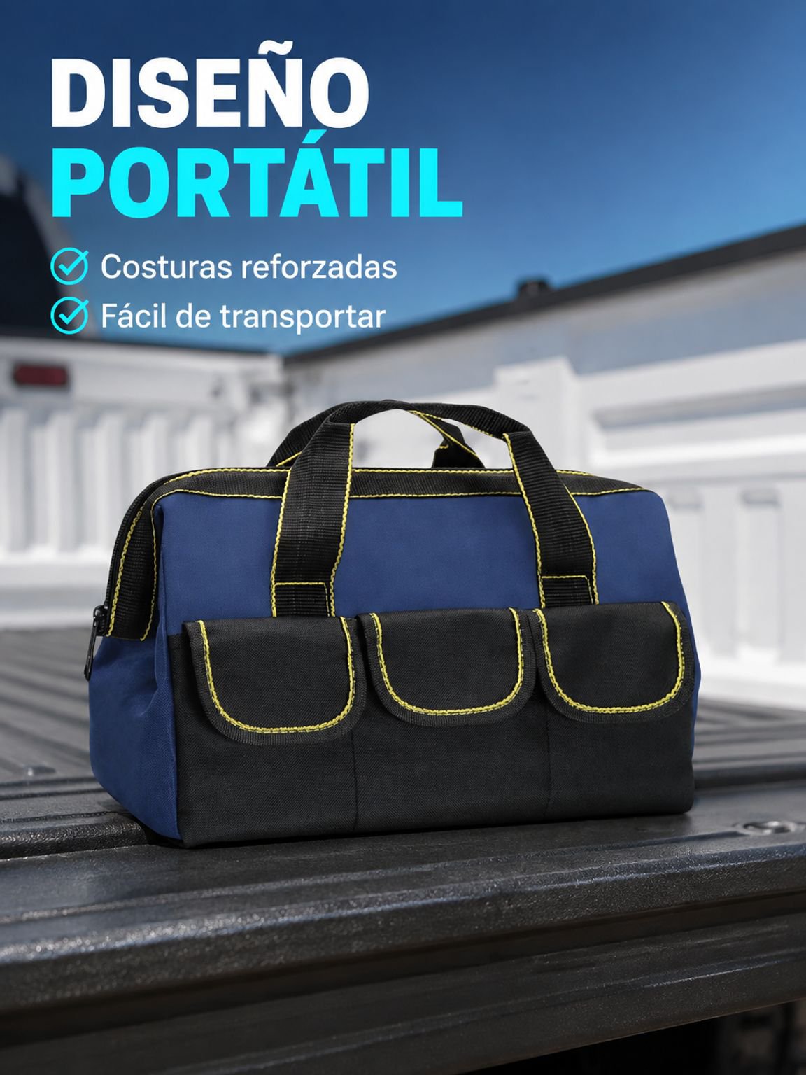 Bolsa de herramientas profesional portátil de tela Oxford gruesa