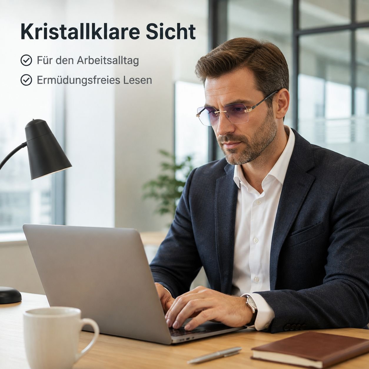 Lesebrille mit Farbverlauf