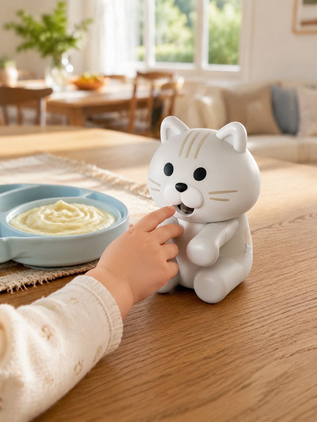 Pet food cooling fan for everyday mealtime use