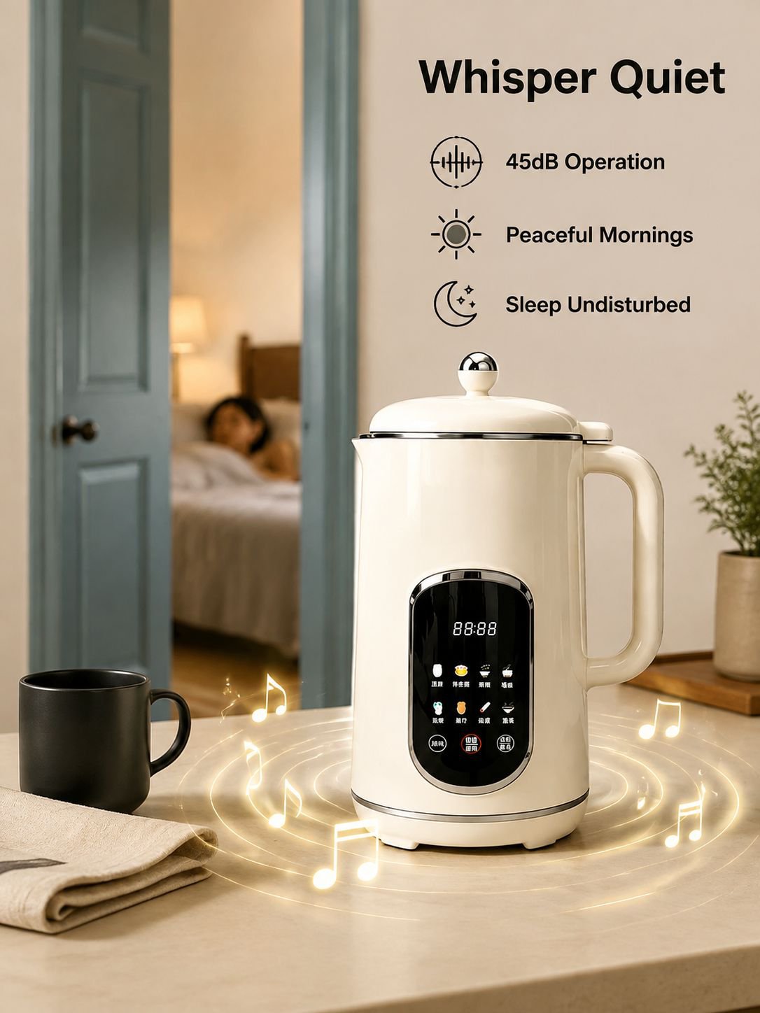 Household Silent High-Speed Soymilk Maker