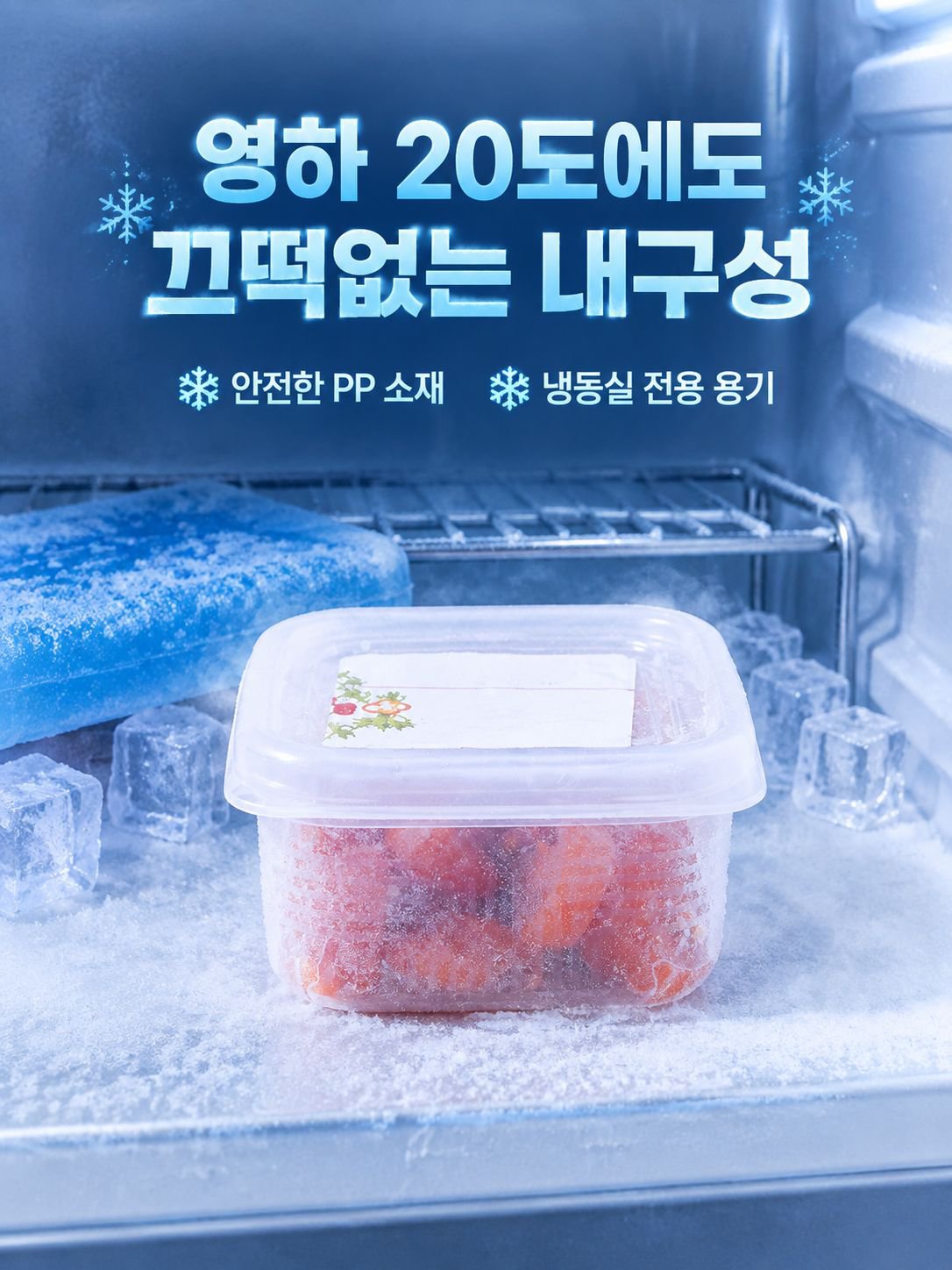 냉동 밀봉 보존용기