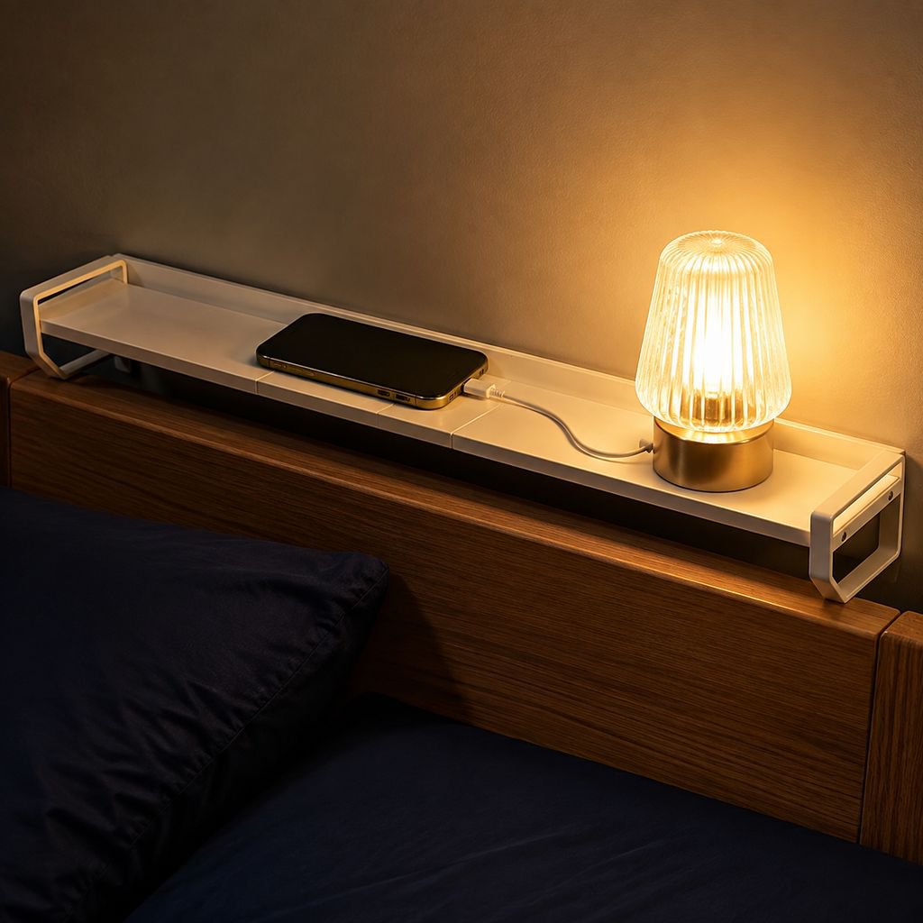 Durable wall shelf for organizing essentials