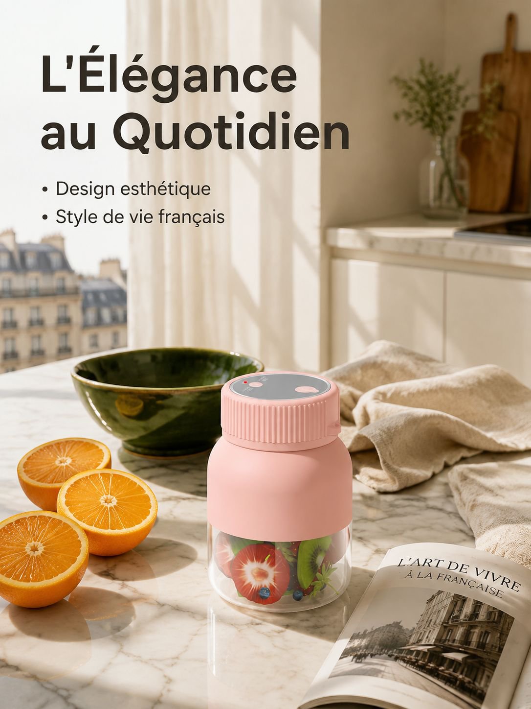 Nouveau presse-agrumes tonneau multifonctionnel jus frais sans fil extérieur portable presse-agrumes