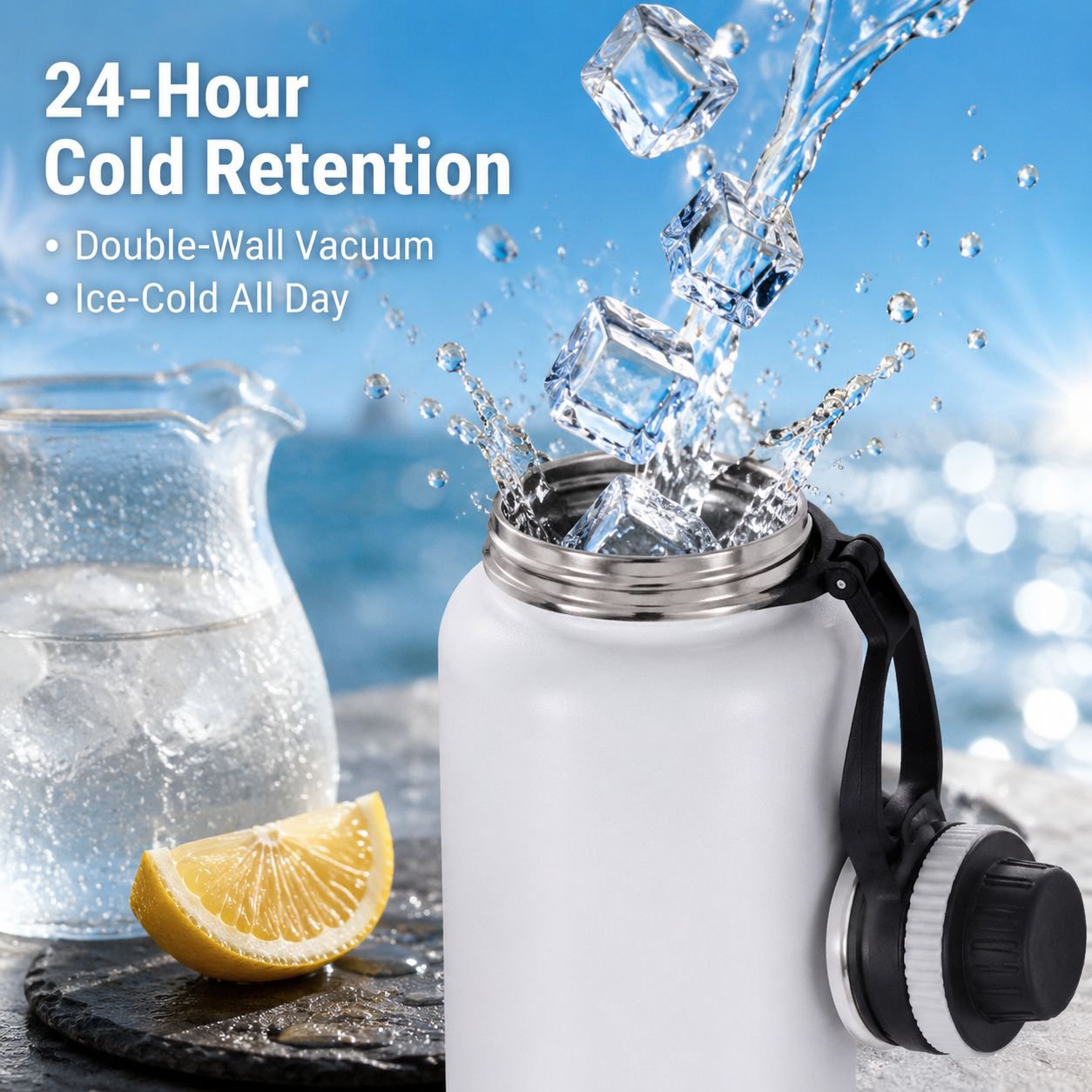 Portable Vacuum Flask Cup for Outdoor Sports and Travel