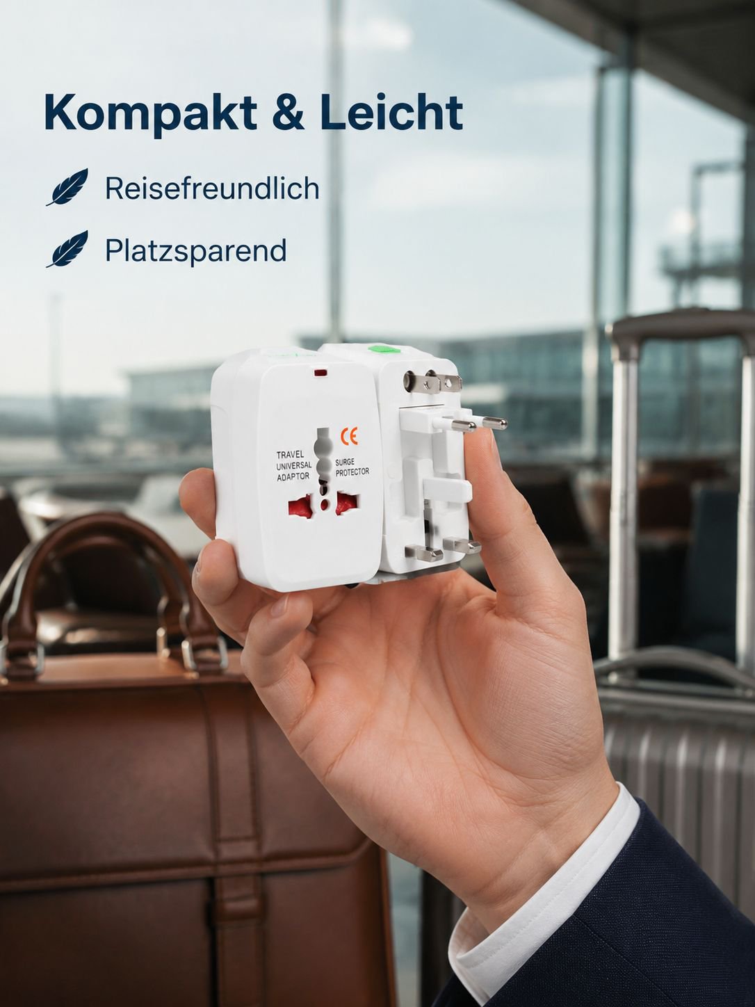 Weltweiter Universal-Reise-Steckdosenadapter