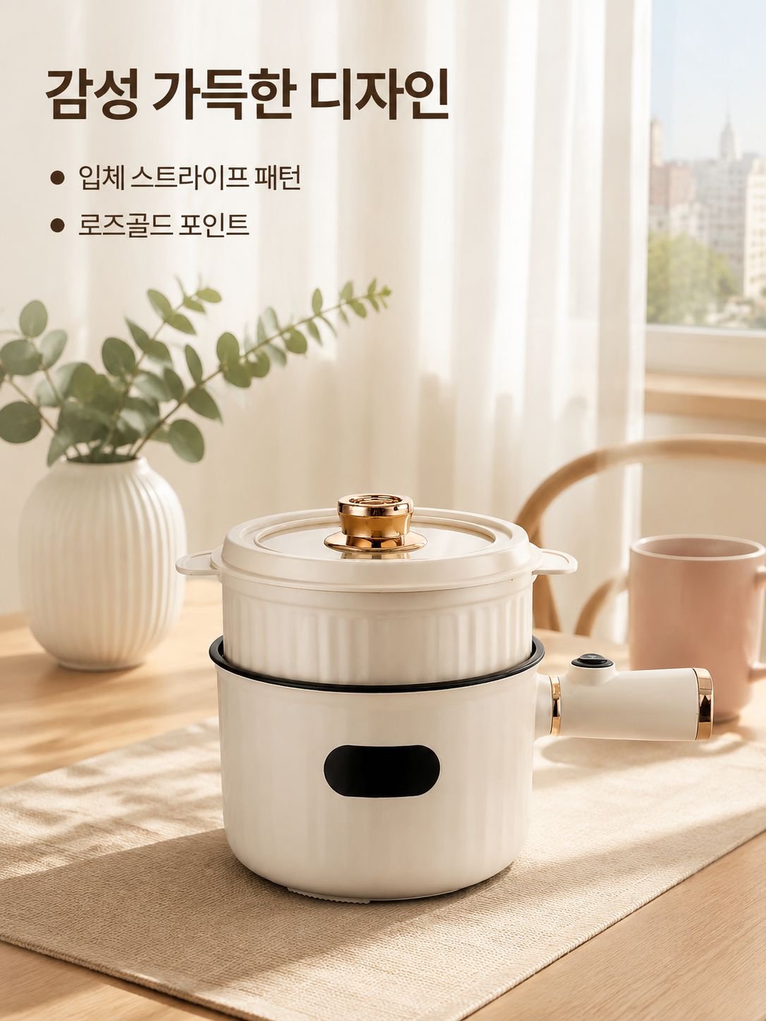 가정용 다기능 논스틱 전기 핫팟