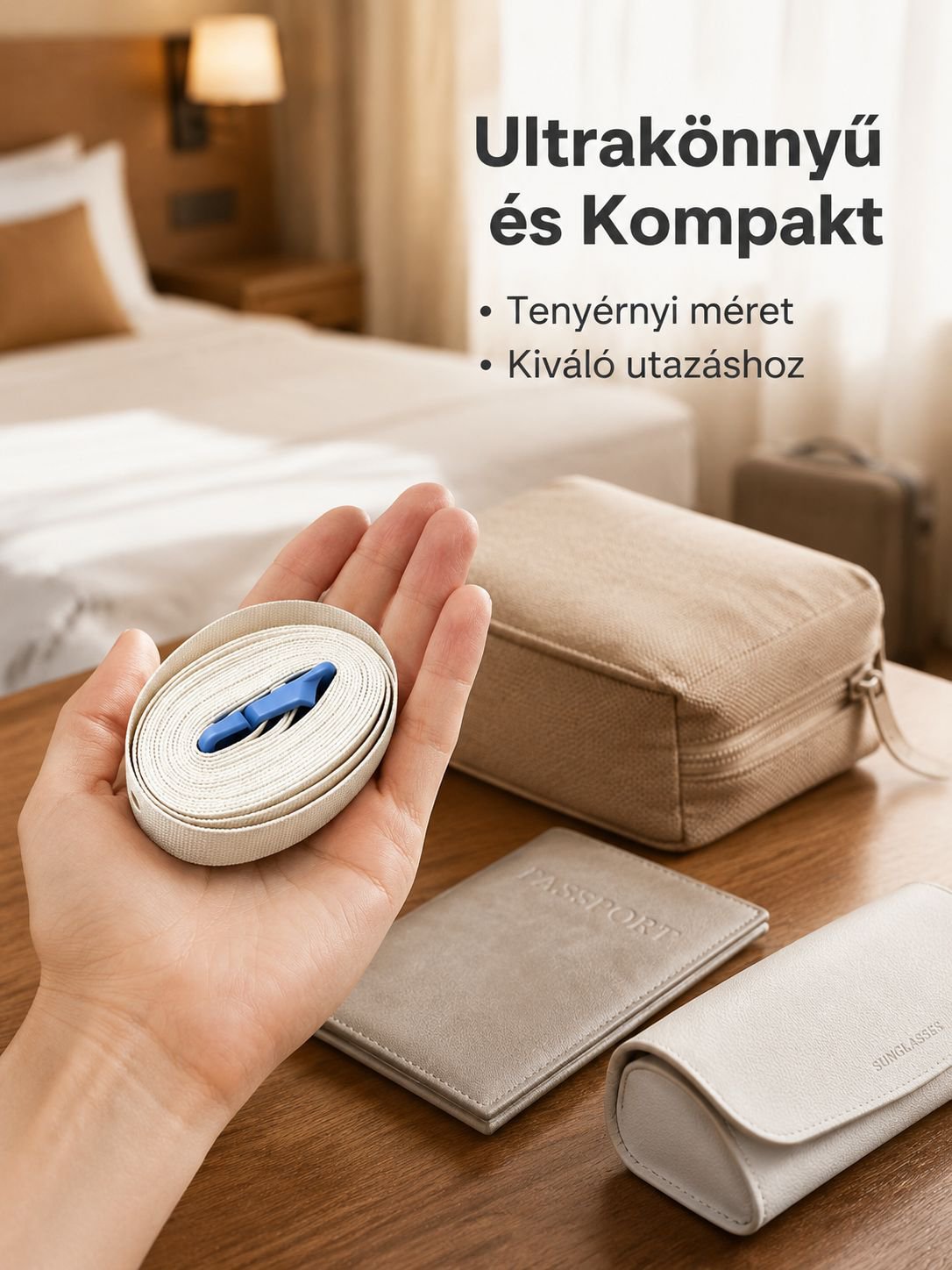 Hordozható, fúrás nélküli, állítható, szélálló szárítókötél