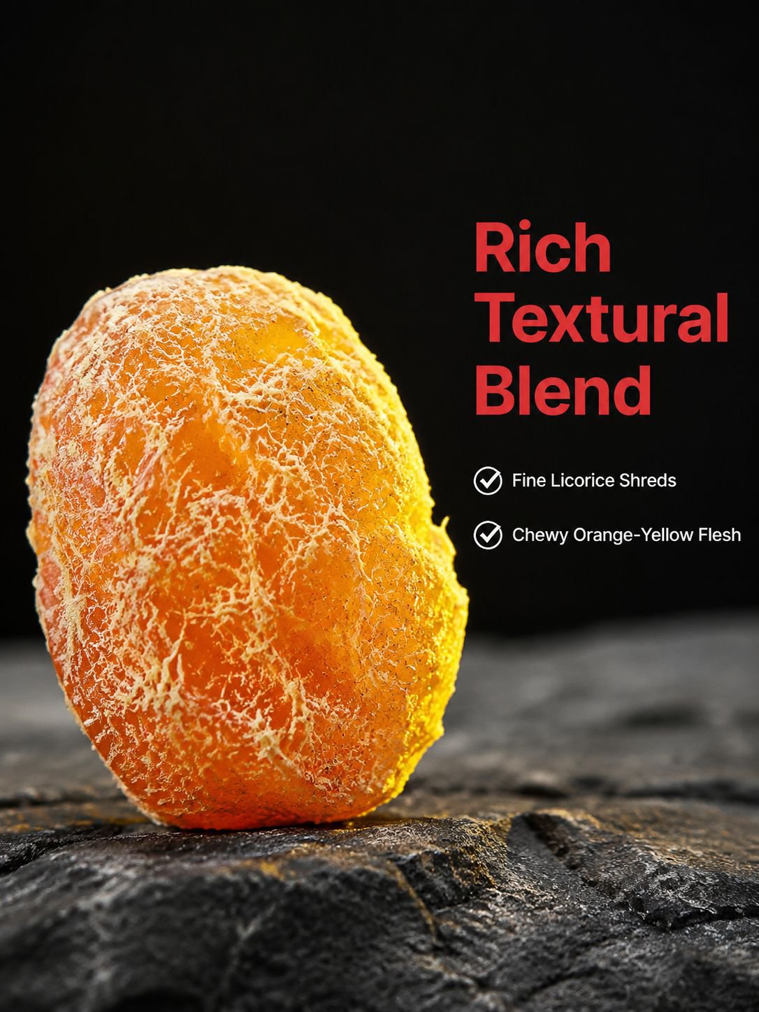 Yam, Dried Tangerine Peel, Licorice & Kumquat Slices