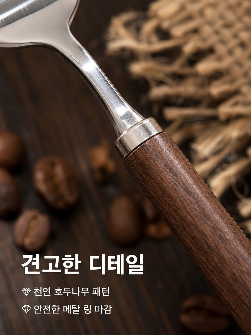 두꺼운 스테인리스 식사용 국자