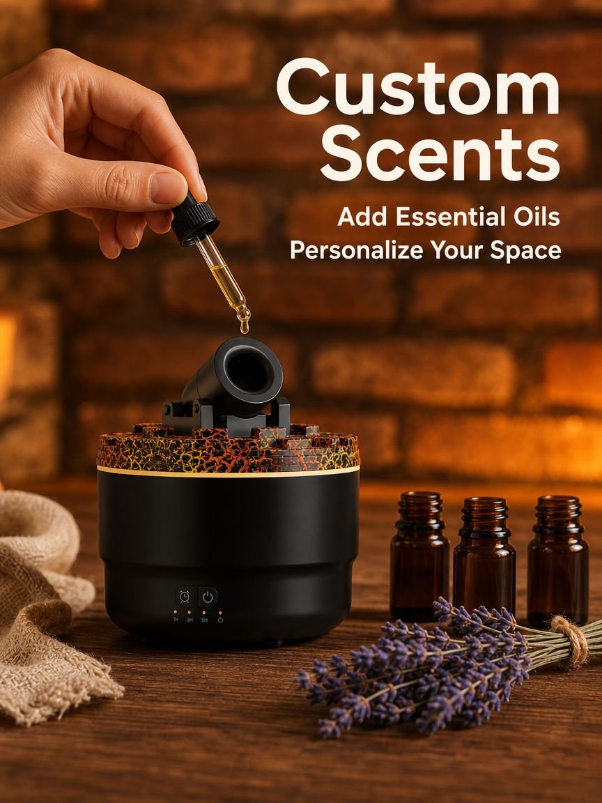 Automatic Scent Sprayer & Home Humidifier Essential Oil Diffuser