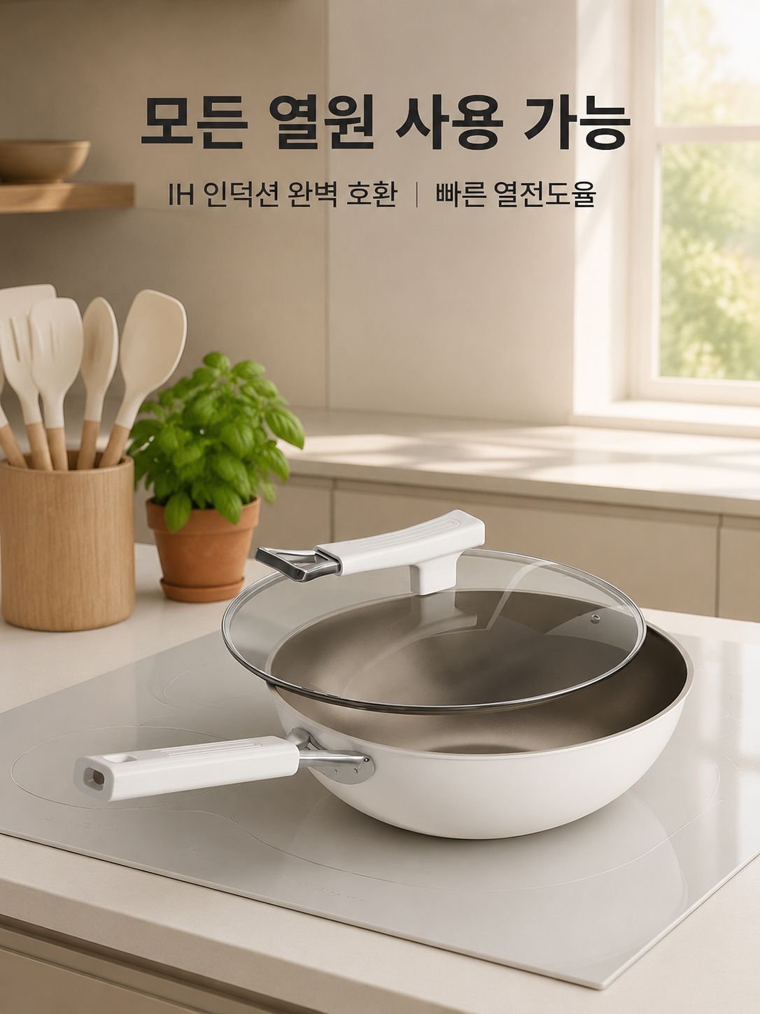 가정용 필수 프라이팬 무코팅 논스틱 세라믹 볶음팬
