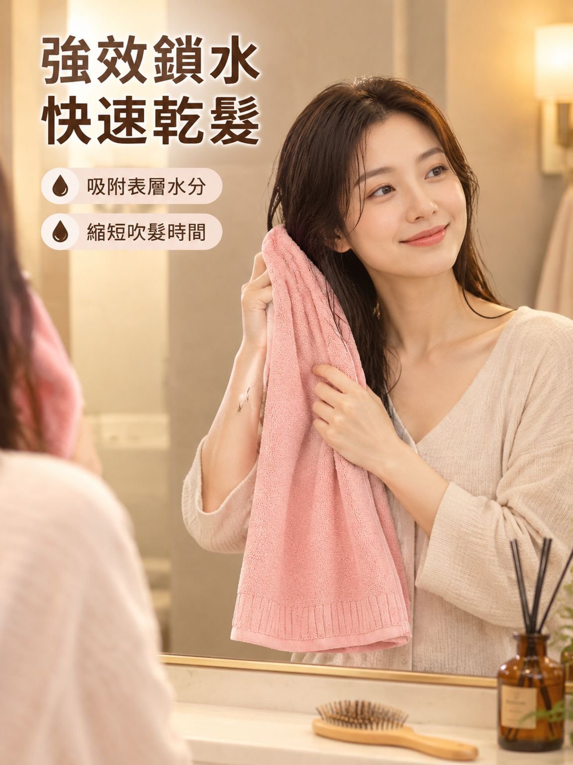 柔軟吸水洗臉毛巾