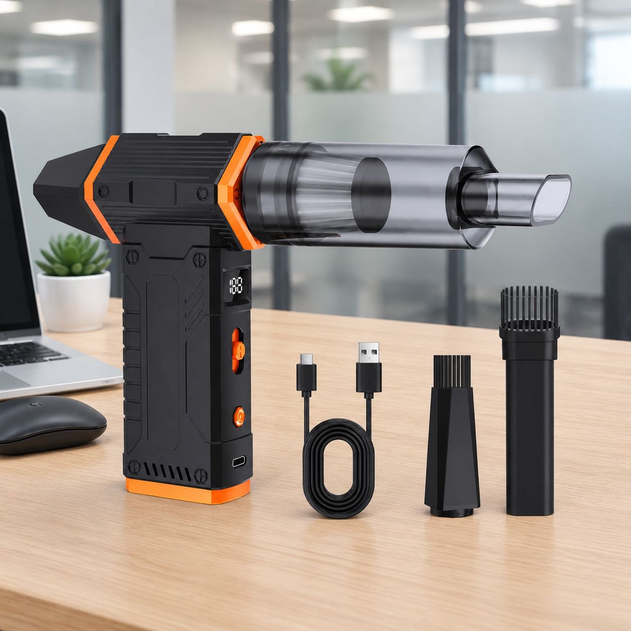 Powerful handheld car vacuum cleaning car seats