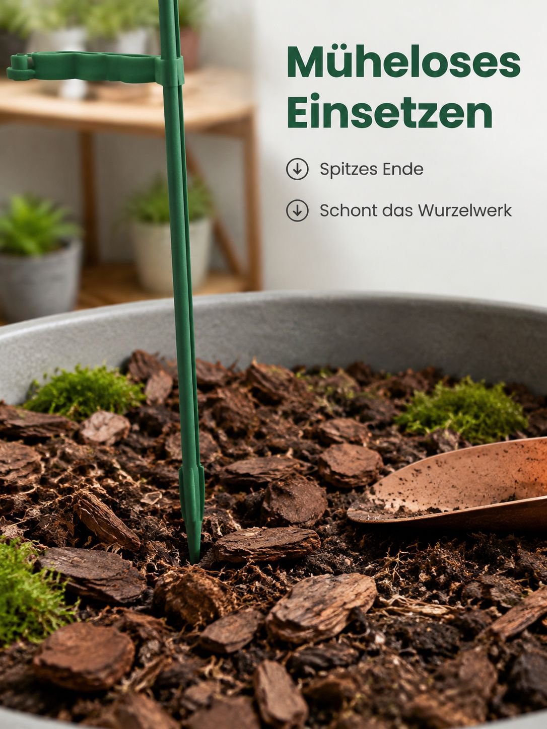 Orchideenhalterung, Fallschutz, Klettergestell, Gartenbedarf, Blumenpflanze, spezielle Stützstange, 