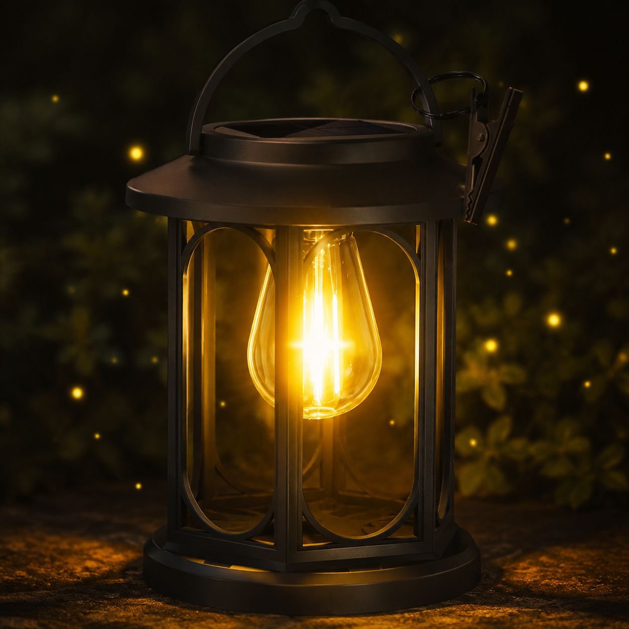 IP65 Waterproof Retro Garden Light hanging on a tree branch