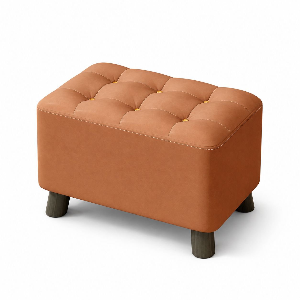 Tabouret d'entrée carré créatif, également repose-pieds pour canapé