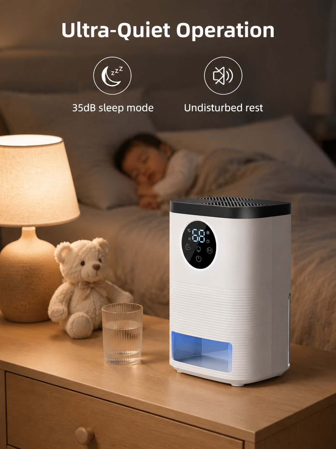 Lightweight and portable dehumidifier for travel