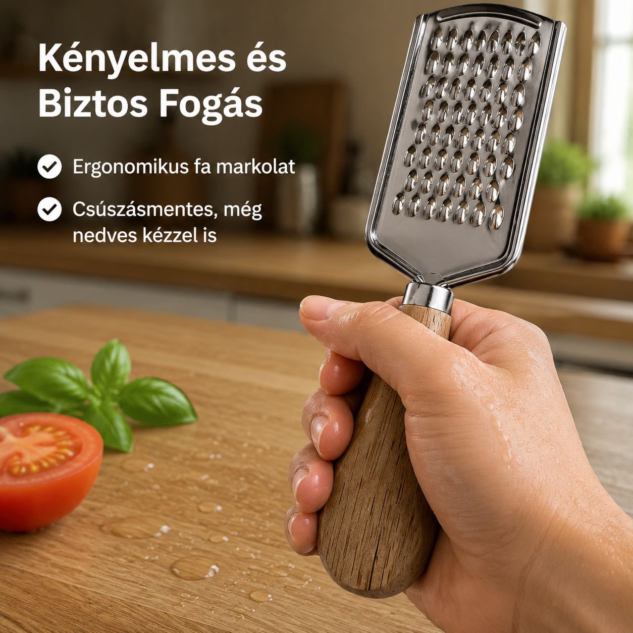 Fa nyelű sajtreszelő