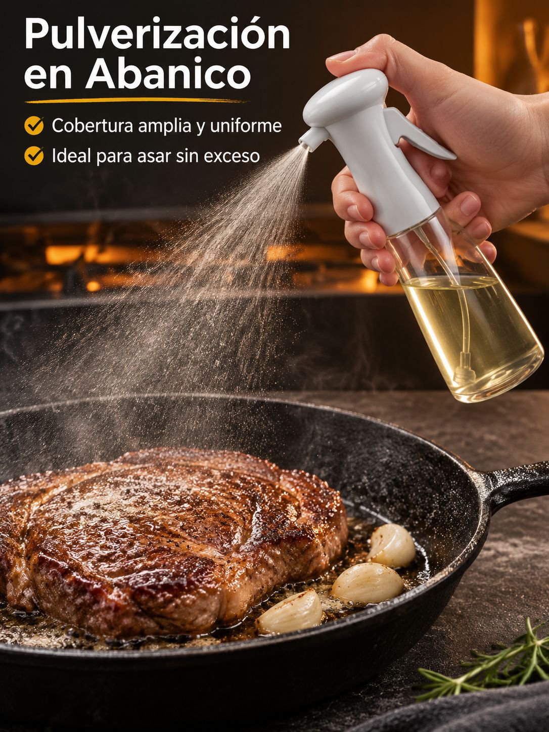 botella de spray de aceite de cocina