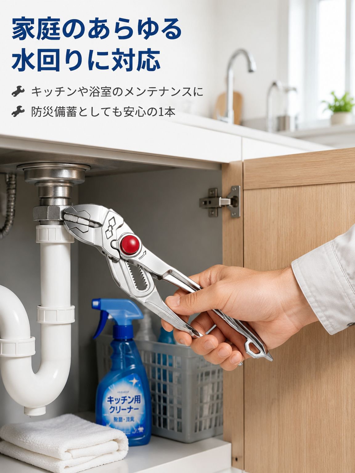 調整可能なウォーターポンプクランプ、水道管クランプ