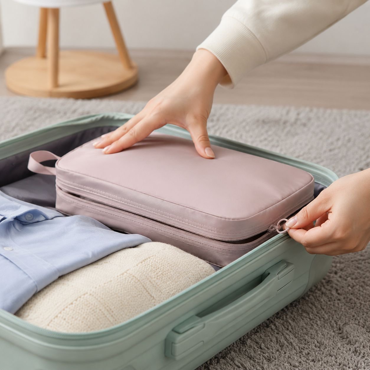 Professional Travel Organizer Bag for Business Trips and Hospital Stays
