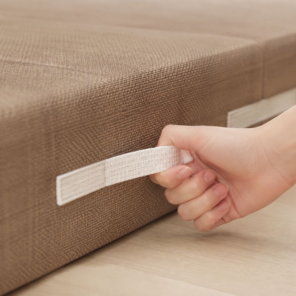 Soft thickened folding mat used as a nap bed